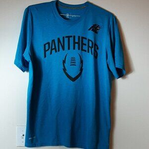 NFL Carolina Panthers Team Apparel Mens Nike dri-fit T shirt size large